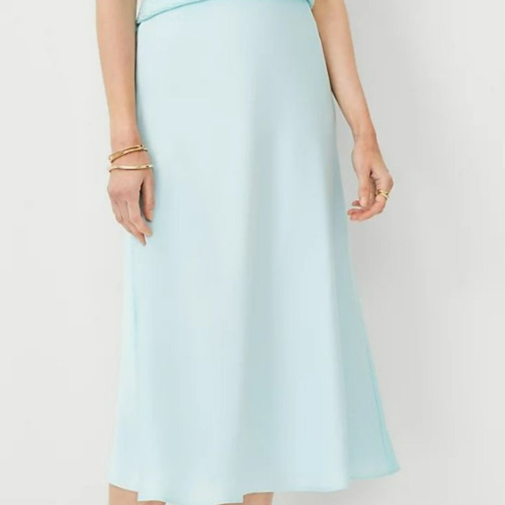 NWT Ann Taylor Bias Slip Skirt Size Small